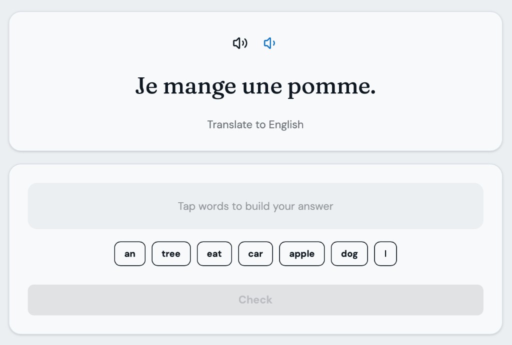 Step 1: Order the English
